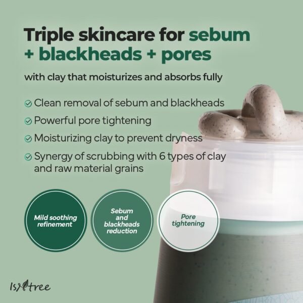 Isntree - Mugwort Clay Mask - 100ml