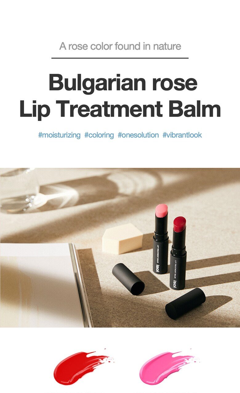 ISOI – Bulgarian Rose Lip Treatment Balm – 5g Pure Red 1 StyleDerma