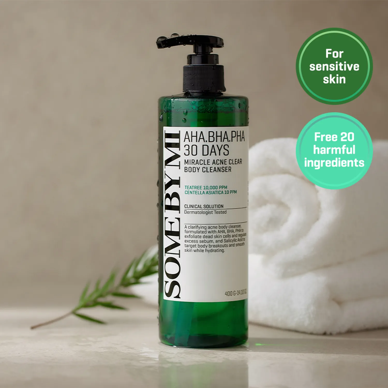 SOME BY MI - AHA-BHA-PHA 30days Miracle Acne Clear Body Cleanser - 400g