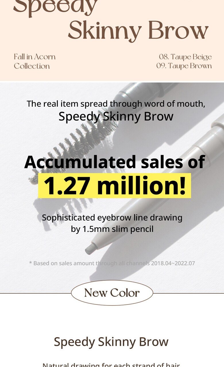peripera – Speedy Skinny Brow 2 StyleDerma