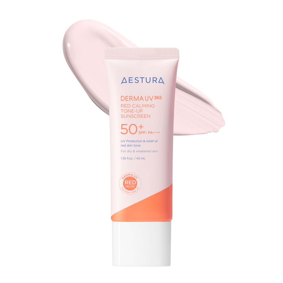 AESTURA - Derma UV365 Red Calming Tone-Up Sunscreen 40mL