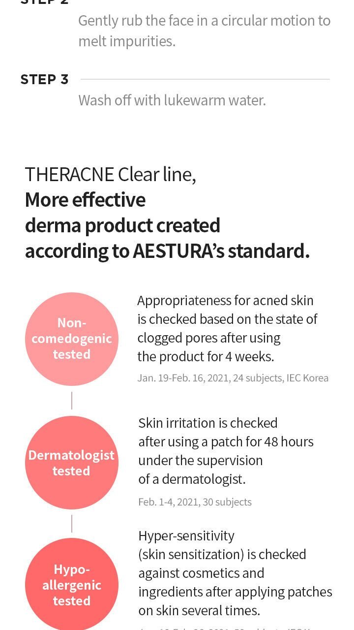AESTURA - THERACNE 365 Clear Deep Cleansing Foam 200g