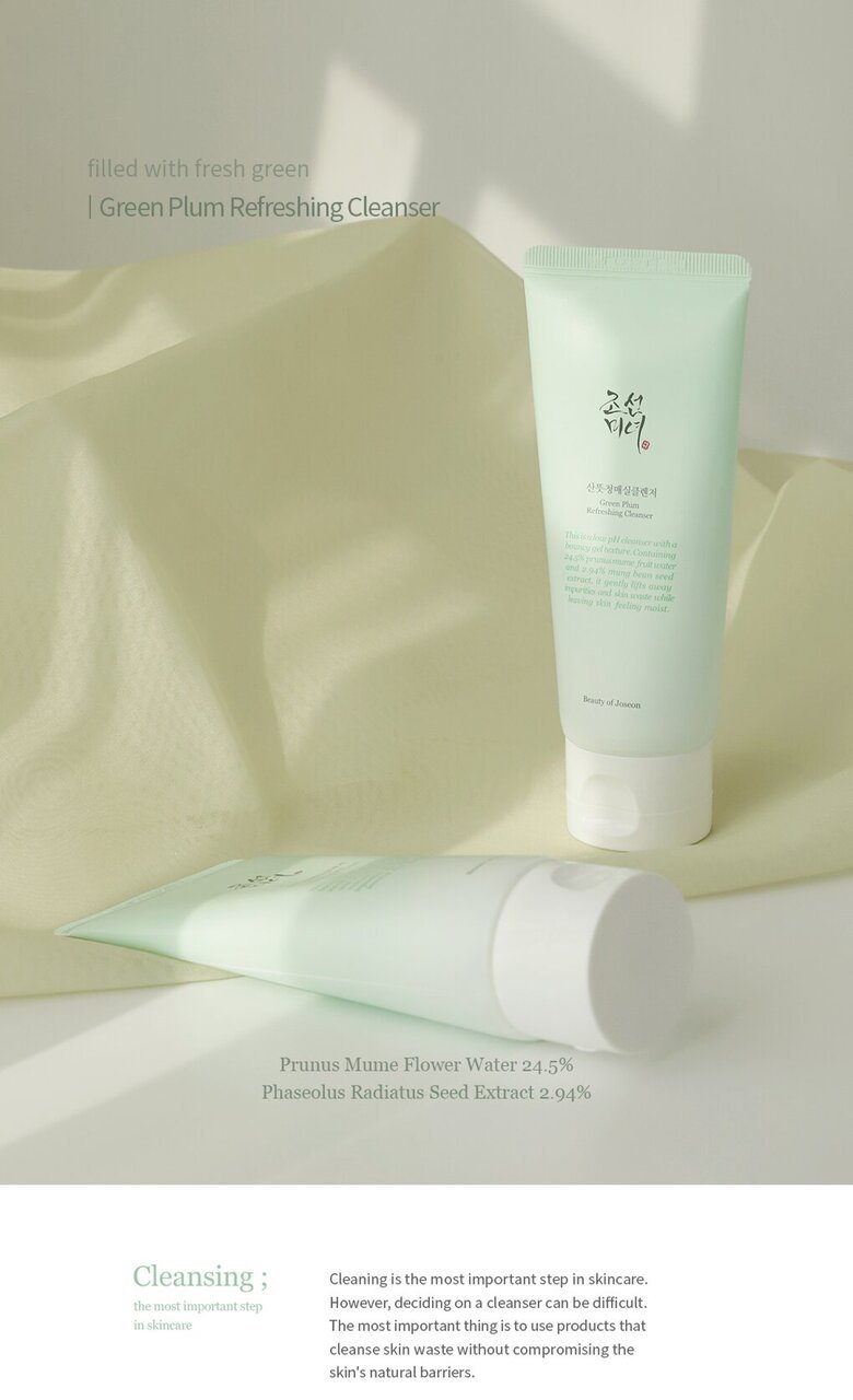 BEAUTY OF JOSEON - Green Plum Refreshing Cleanser - 100ml