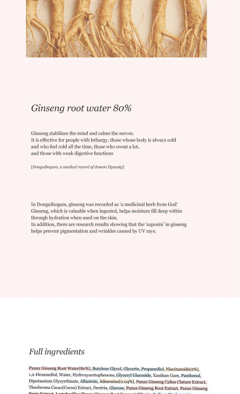 Beauty of Joseon - Ginseng Essence Water 150ml