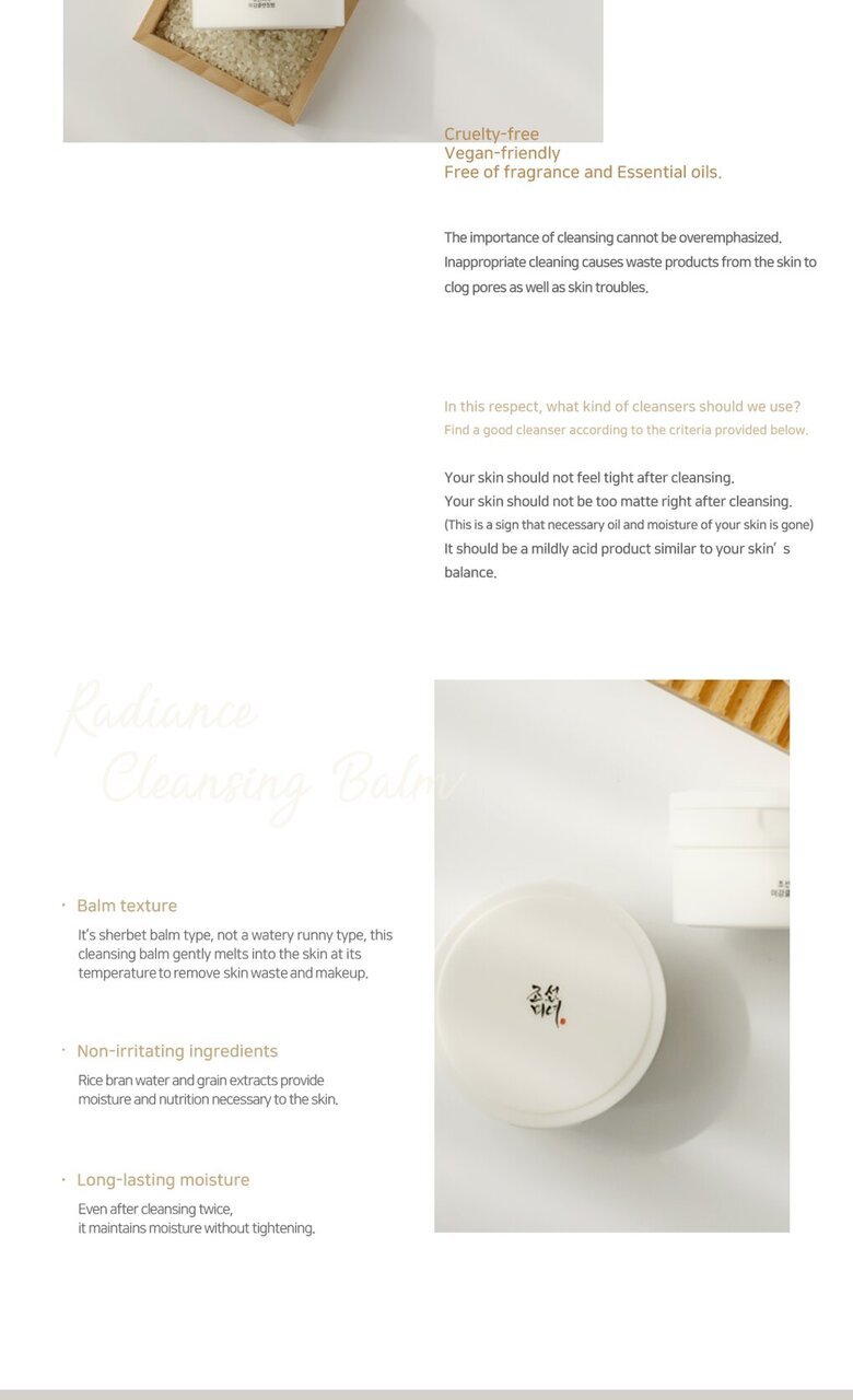 BEAUTY OF JOSEON - Radiance Cleansing Balm - 100ml