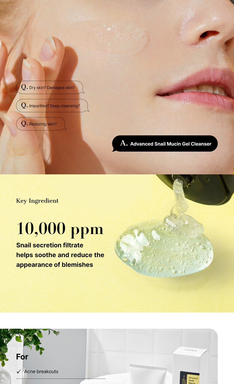 COSRX-Advanced-Snail-Mucin-Gel-Cleanser-150ml