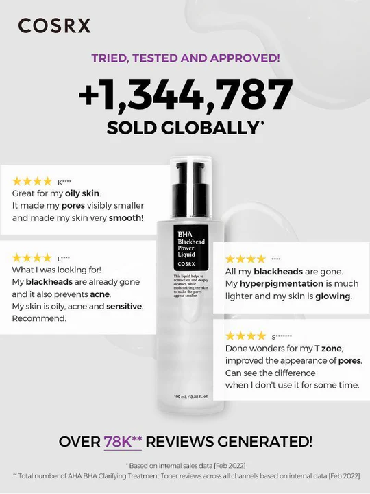 COSRX - BHA Blackhead Power Liquid - 100ml