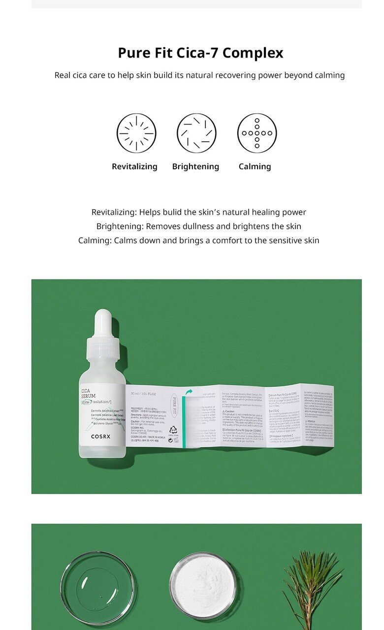 COSRX - Pure Fit Cica Serum - 30ml