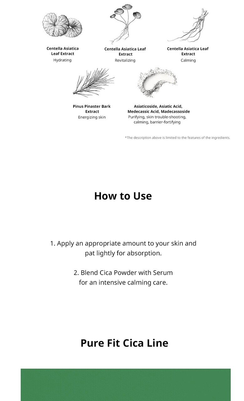 COSRX - Pure Fit Cica Serum - 30ml