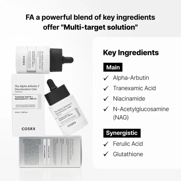 COSRX - The Alpha-Arbutin 2 Discoloration Care Serum - 50ml