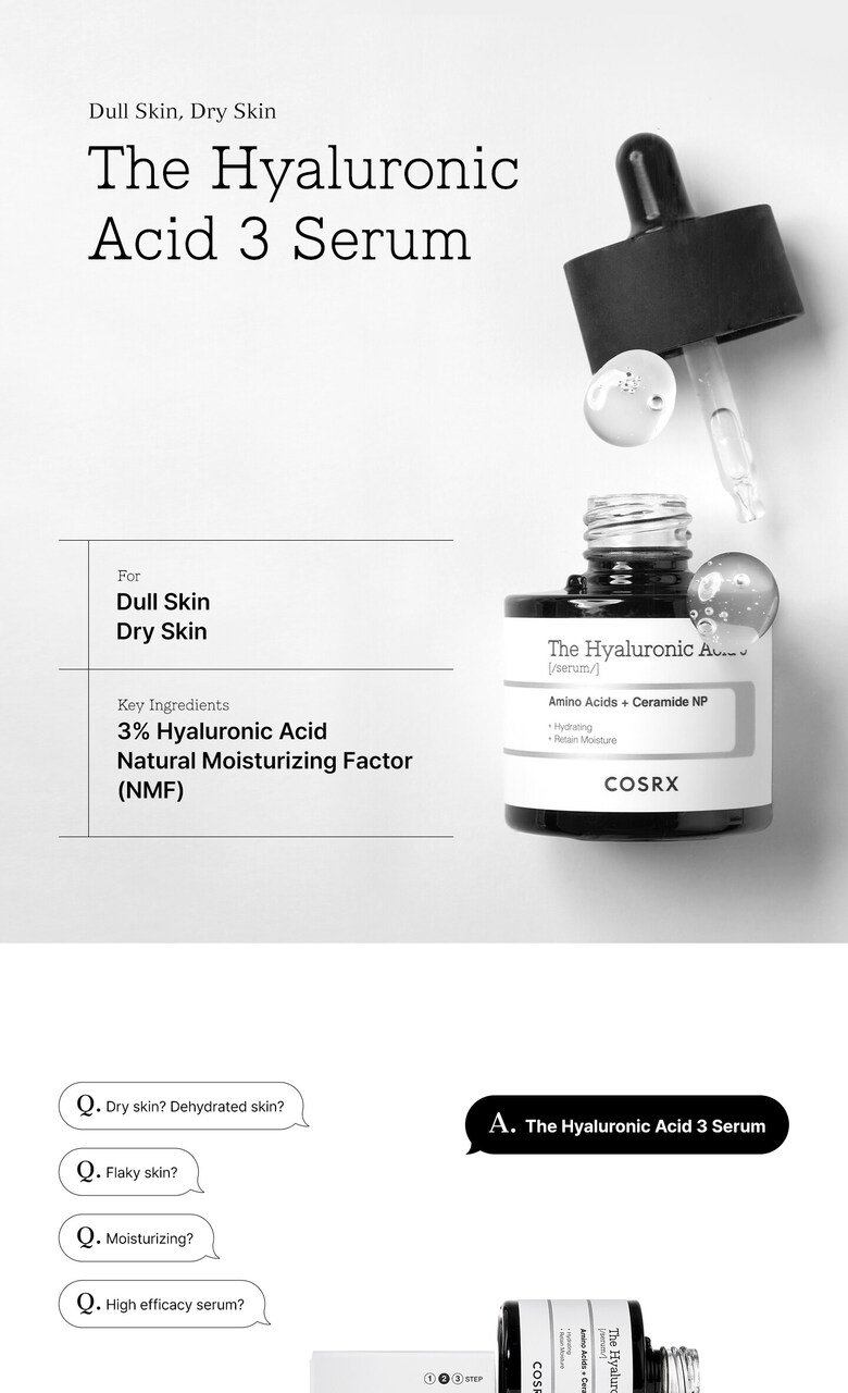 COSRX - The Hyaluronic Acid 3 Serum
