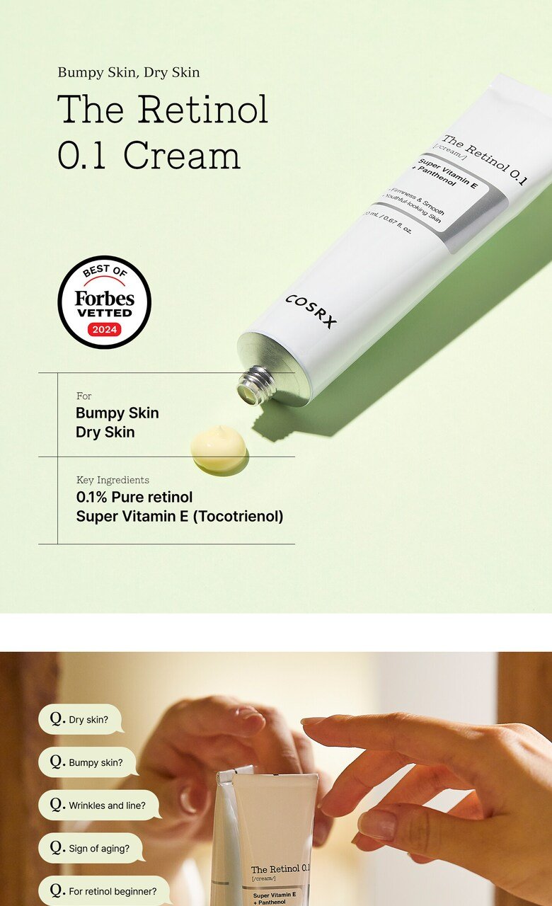 COSRX - The Retinol 0.1 Cream - 20ml