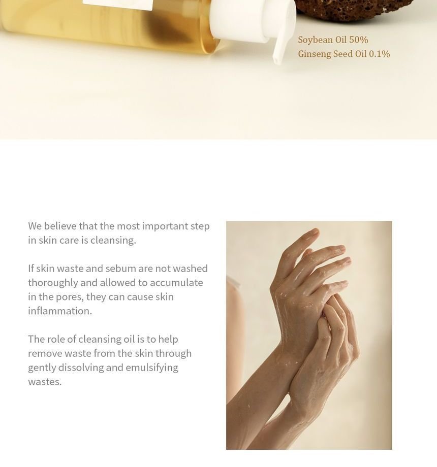Beauty of Joseon - Ginseng Cleansing Oil 210ml