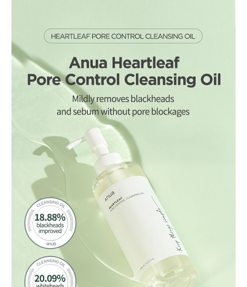 ANUA – Heartleaf Pore Control Cleansing Oil