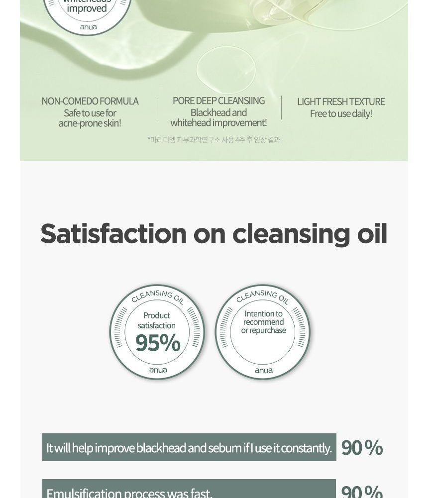 ANUA – Heartleaf Pore Control Cleansing Oil