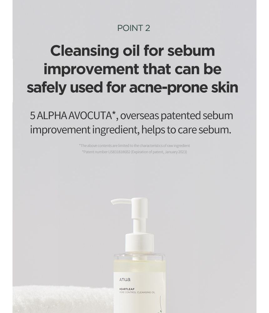 ANUA – Heartleaf Pore Control Cleansing Oil