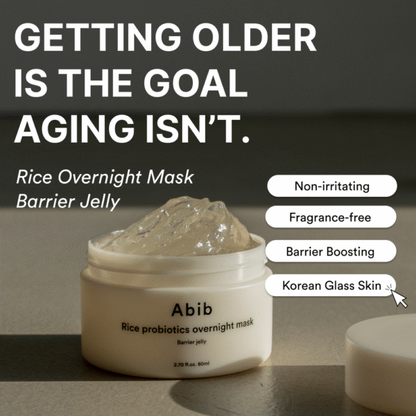 Abib - Rice Probiotics Overnight Mask Barrier Jelly - 80ml