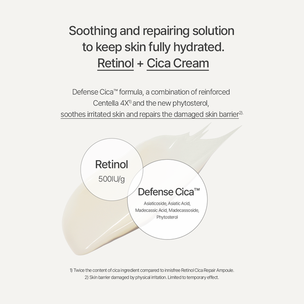 innisfree - Retinol Cica Barrier Defense Cream - 50ml