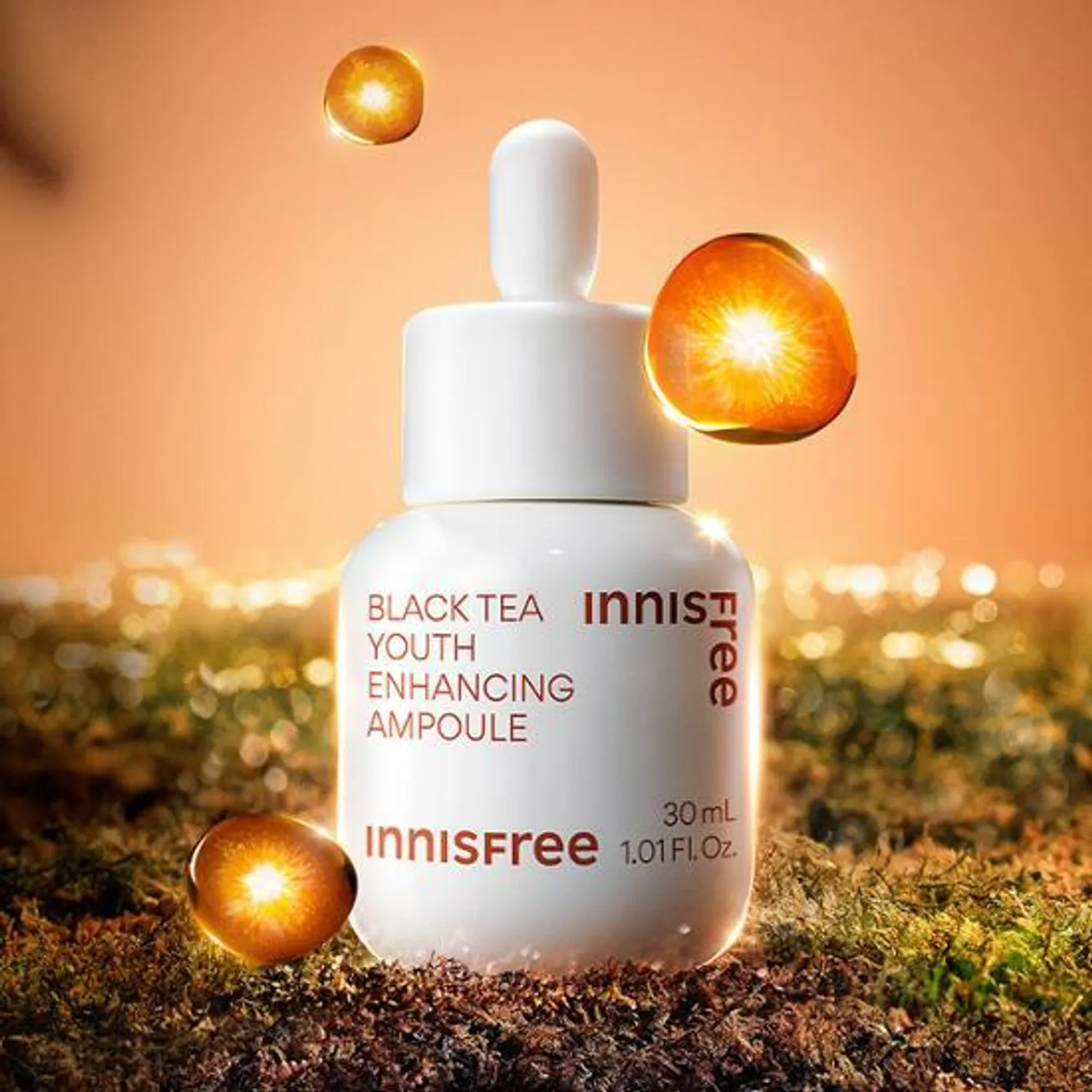 innisfree - Black Tea Youth Enhancing Ampoule - 30ml