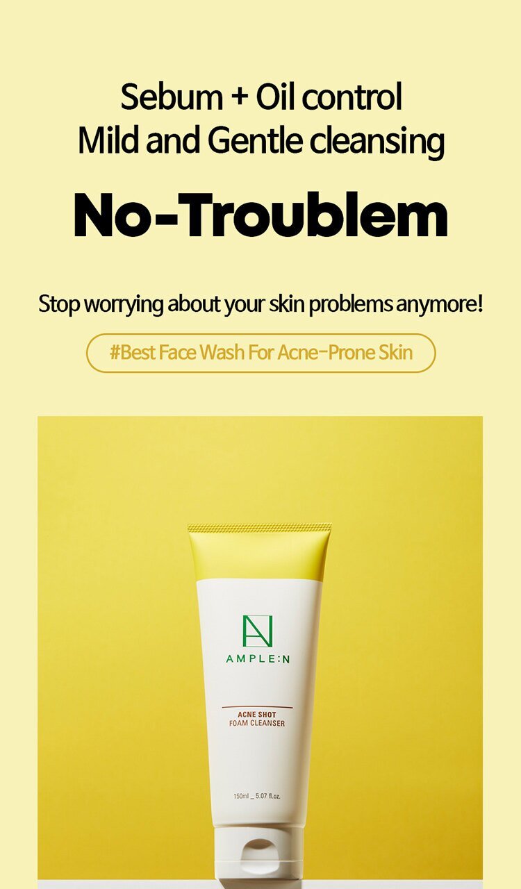 AMPLE:N - Acne Shot Foam Cleanser - 150ml