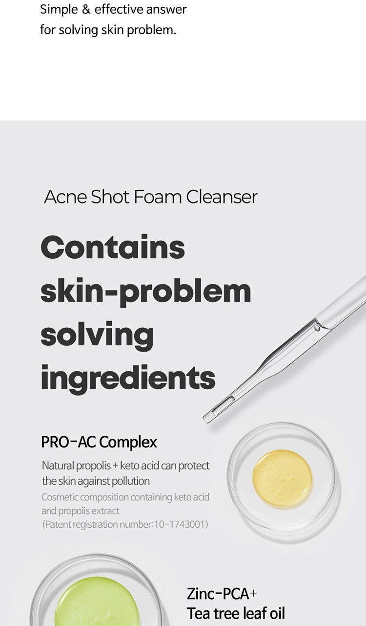 AMPLE:N - Acne Shot Foam Cleanser - 150ml