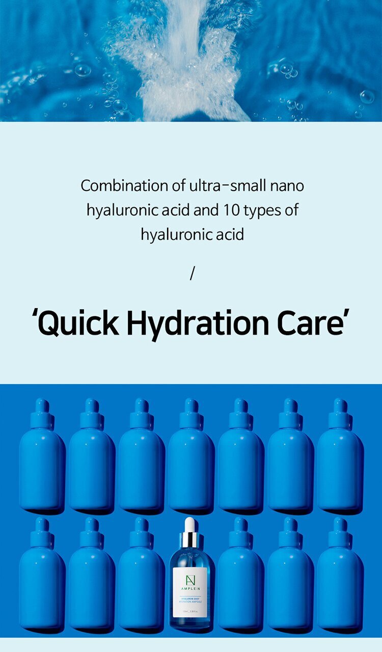 AMPLE:N - Hyaluron Shot Hydration Ampoule - 100ml