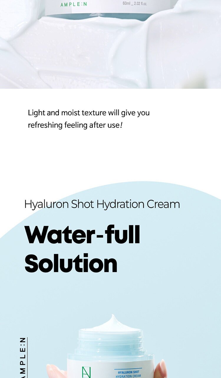 AMPLE:N - Hyaluron Shot Hydration Cream - 60ml