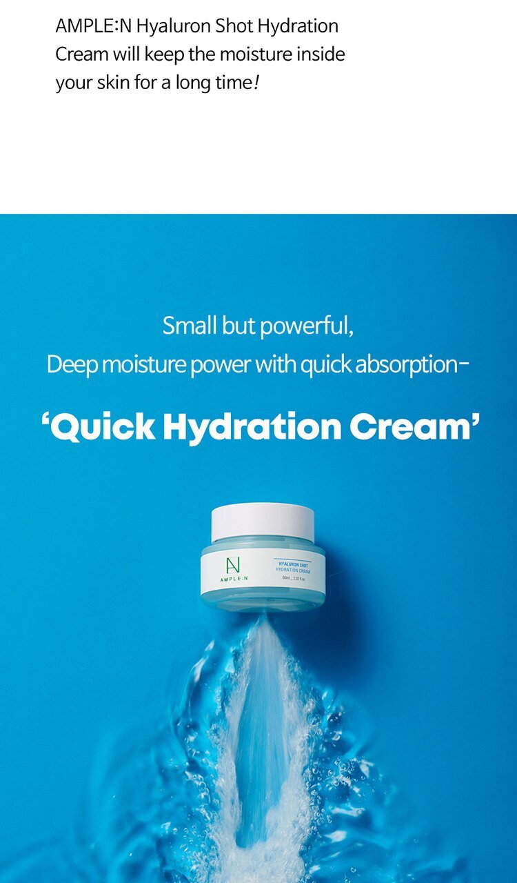 AMPLE:N - Hyaluron Shot Hydration Cream - 60ml