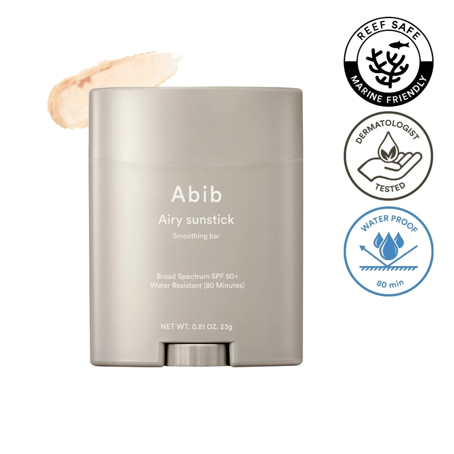 Abib - Airy Sunstick Smoothing Bar SPF50+ PA++++ - 23g