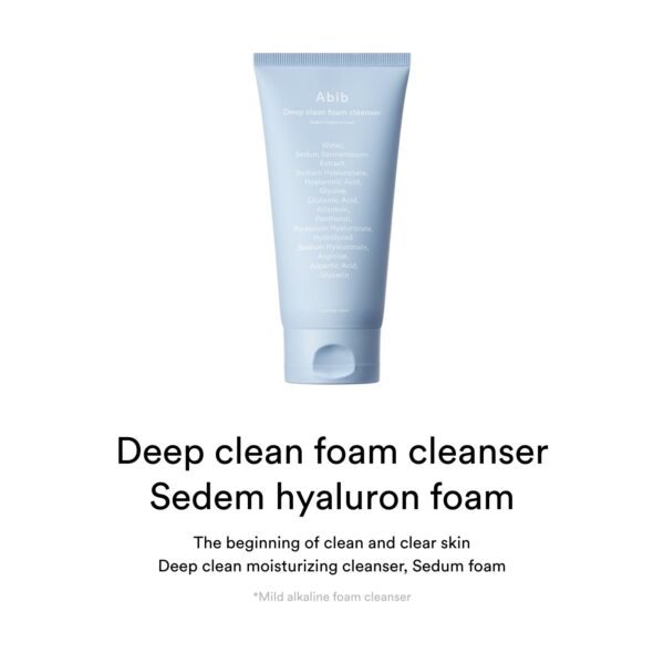 Abib - Deep Clean Foam Cleanser Sedum Hyaluron Foam - 150ml