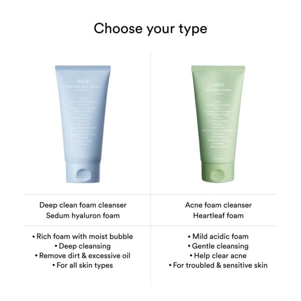Abib - Deep Clean Foam Cleanser Sedum Hyaluron Foam - 150ml