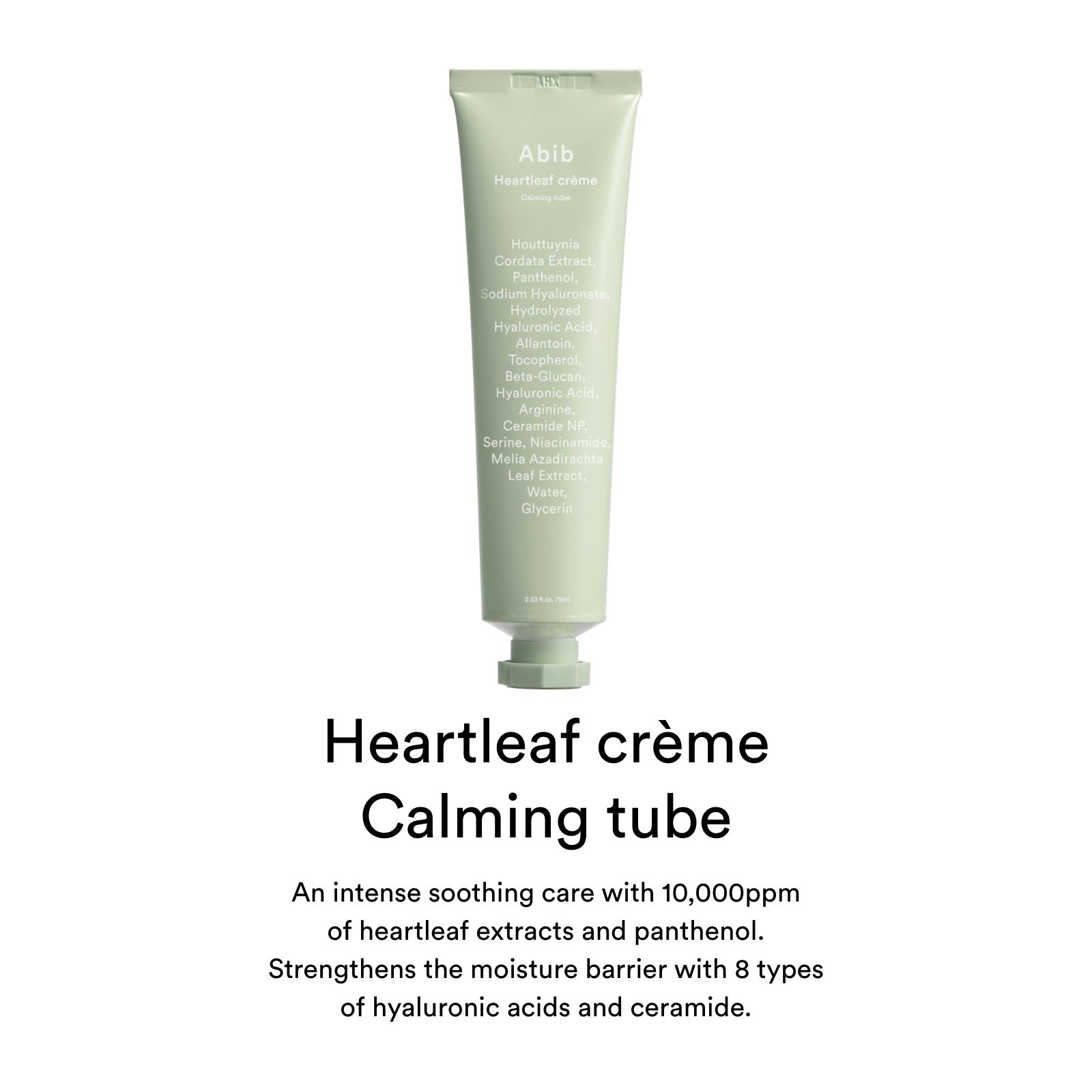 Abib - Heartleaf Crème Calming Tube - 75ml