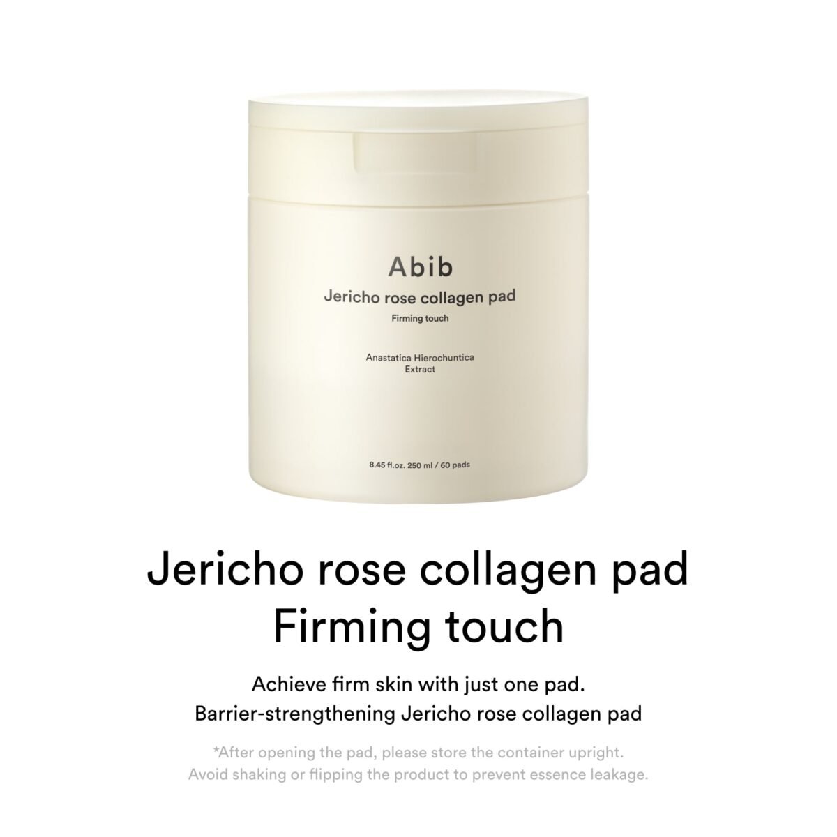 Abib - Jericho Rose Collagen Pad Firming Touch - 250ml/60pads