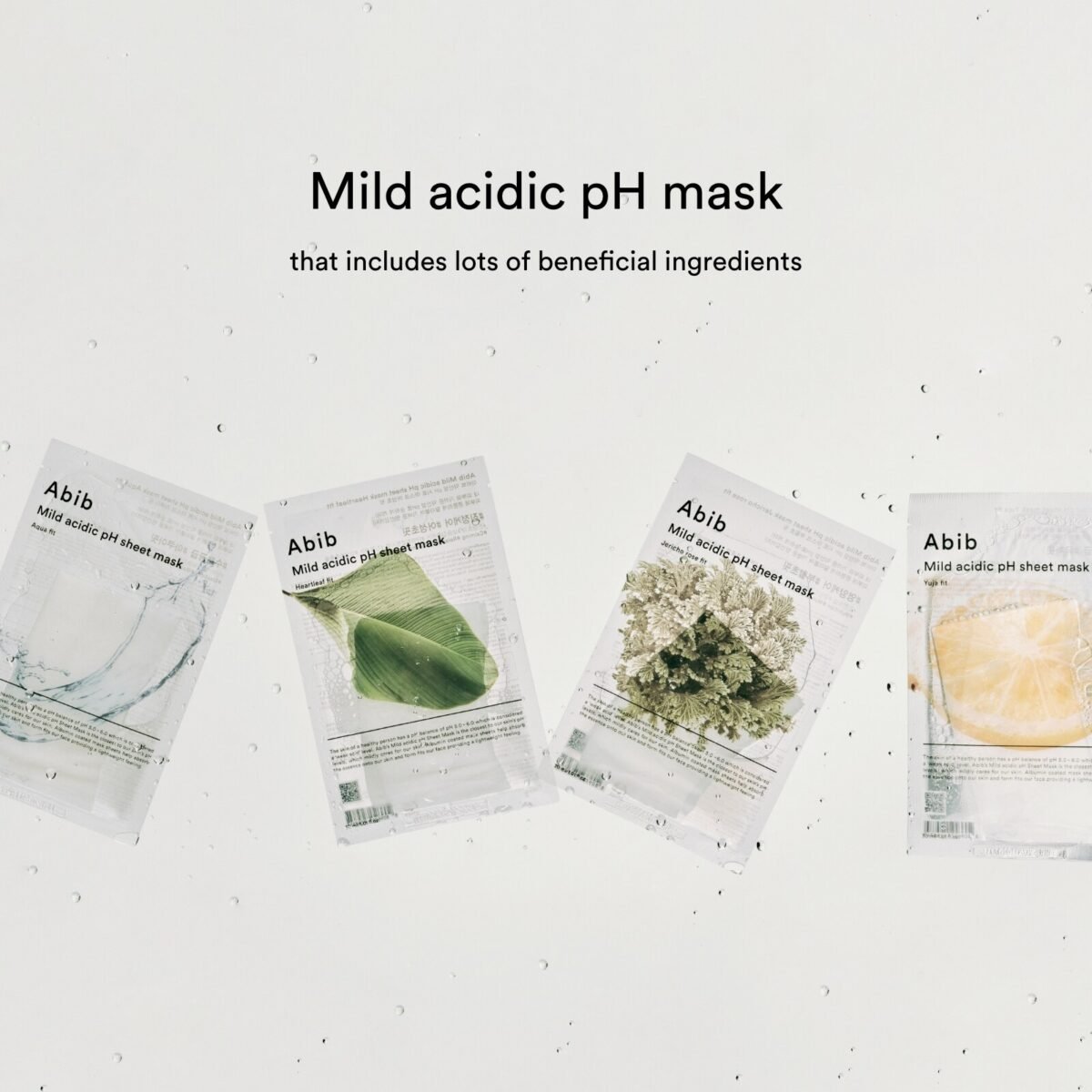 Abib - Mild Acidic pH Sheet Mask - Heartleaf Fit - 10pcs