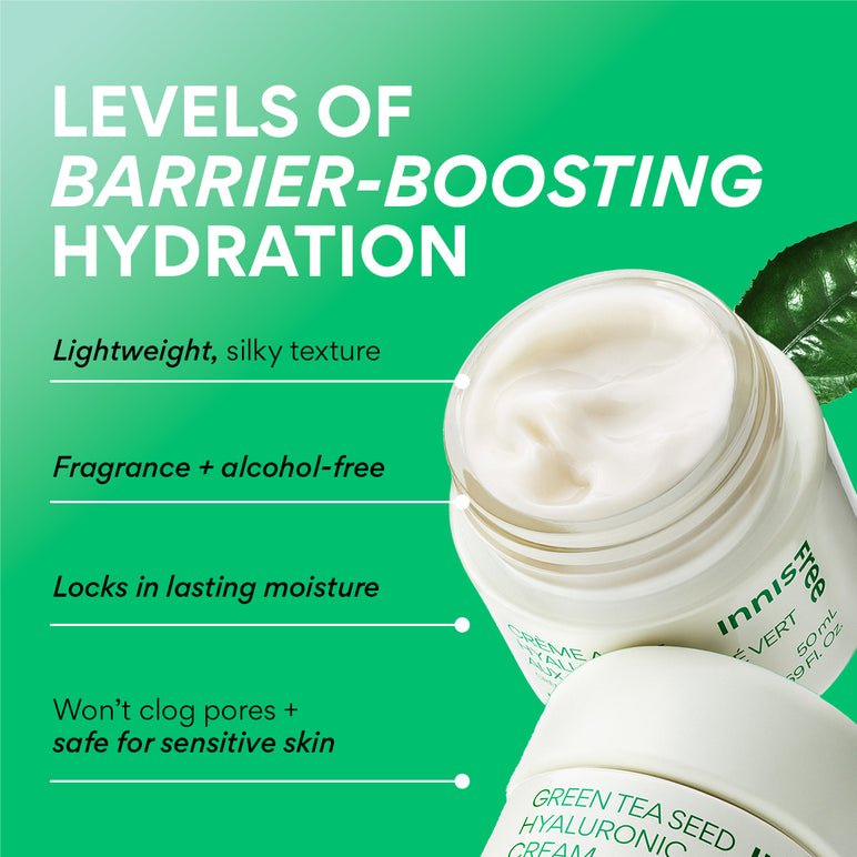 innisfree - Green Tea Seed Hyaluronic Cream - 50ml