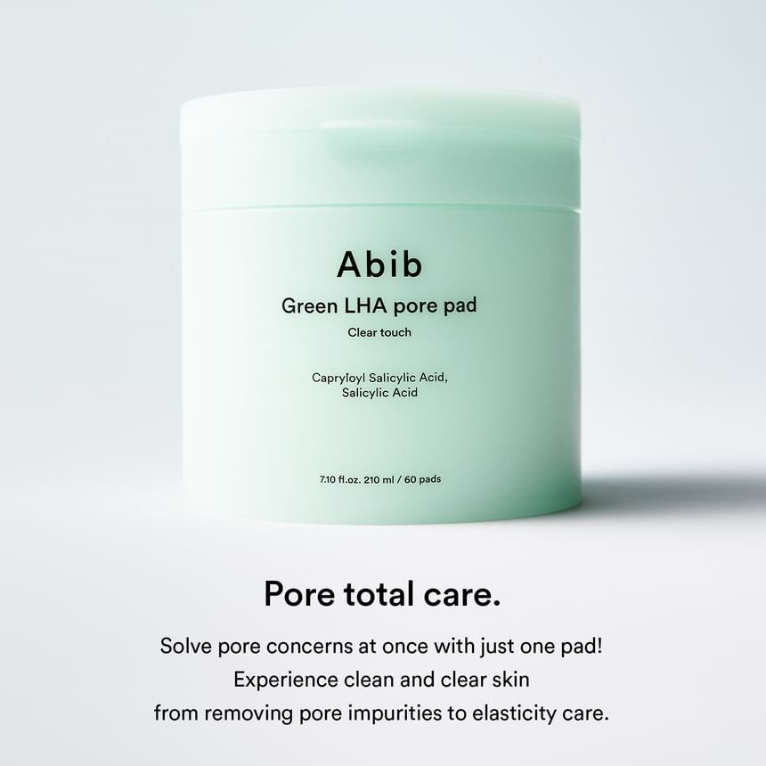 Abib - Green LHA Pore Pad Clear Touch - 210ml / 60pads