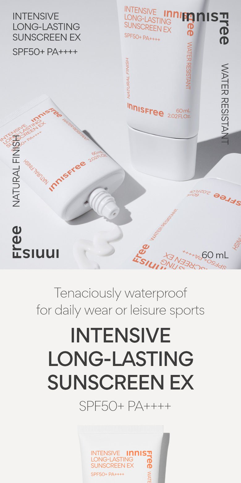 innisfree - Intensive Long-Lasting Sunscreen EX SPF50+ PA++++ - 60ml