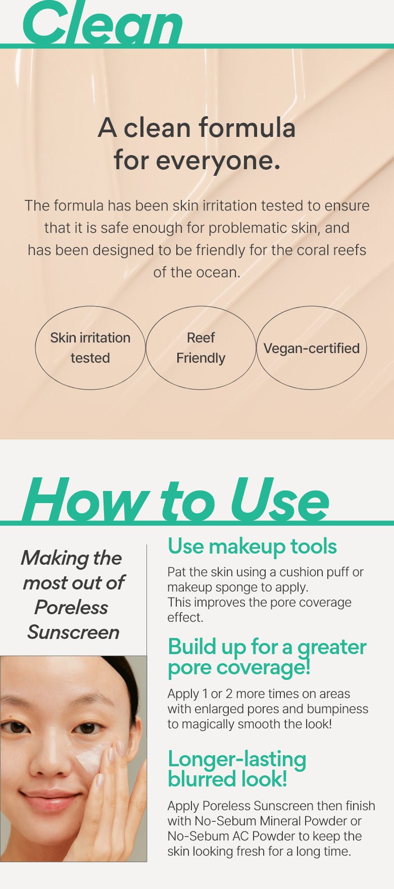 innisfree - UV Active Poreless Sunscreen SPF50+ PA++++ - 50ml
