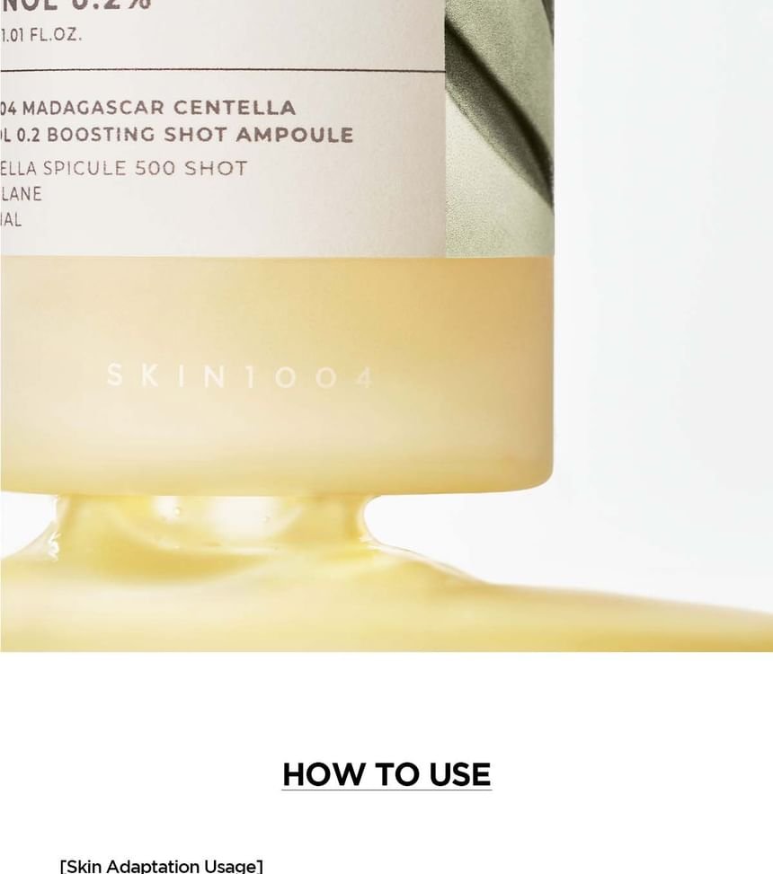 SKIN1004 - Madagascar Centella Retinol 0.2 Boosting Shot Ampoule - 30ml