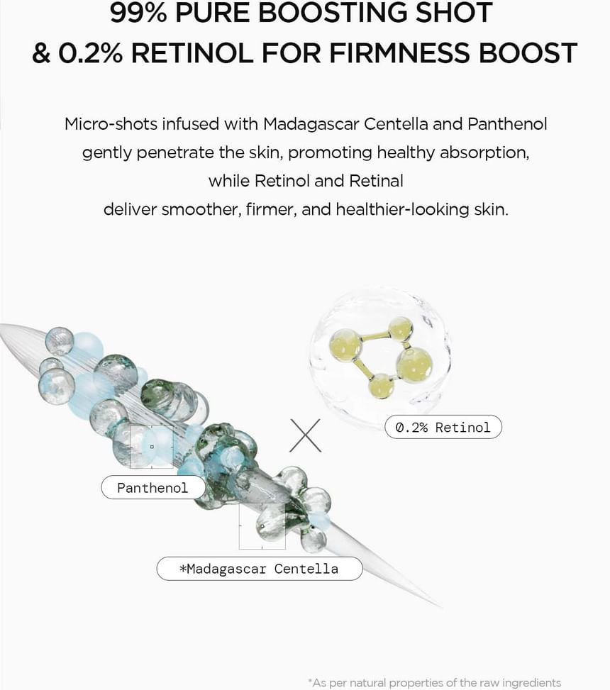 SKIN1004 - Madagascar Centella Retinol 0.2 Boosting Shot Ampoule - 30ml