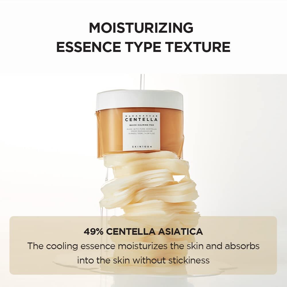 SKIN1004 - Madagascar Centella Quick Calming Pad - 70 Pads/130 ml