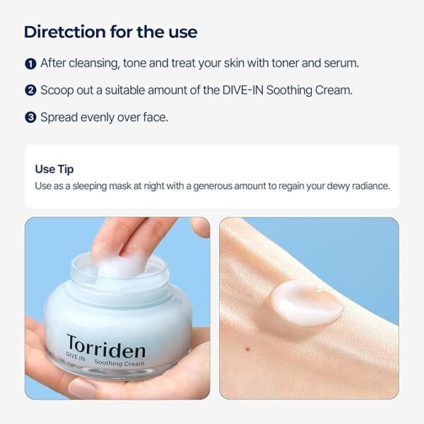 Torriden - Dive-In Soothing Cream - 100ml