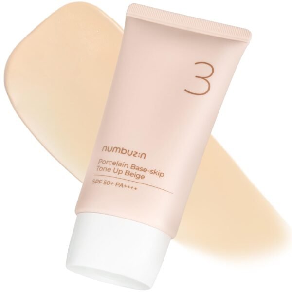 numbuzin - No.3 Porcelain Base-skip Tone Up Beige - 50ml
