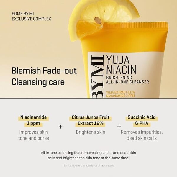 SOME BY MI - Yuja Niacin Brightening All-In-One Cleanser - 100ml