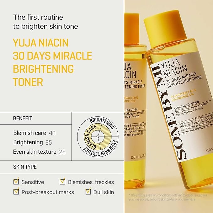 SOME BY MI - Yuja Niacin 30 Days Miracle Brightening Toner - 150ml