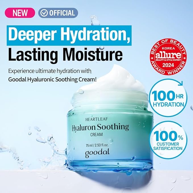 GOODAL - Heartleaf Hyaluron Soothing Cream - 75ml