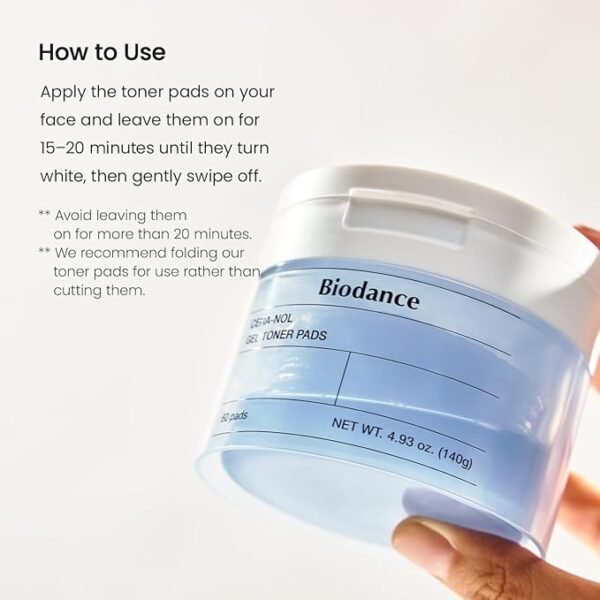 Biodance - Cera-Nol Gel Toner Pads -160Pads