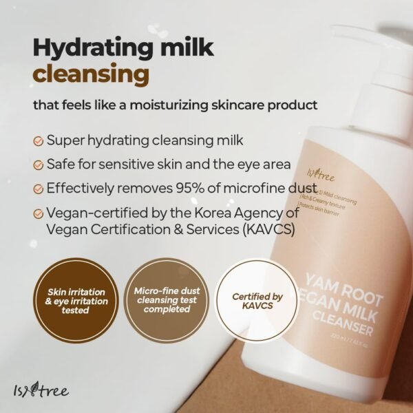 Isntree - Yam Root Vegan Milk Cleanser - 220ml