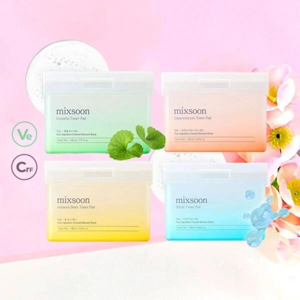 mixsoon - toner pad 4 types - 120Pads