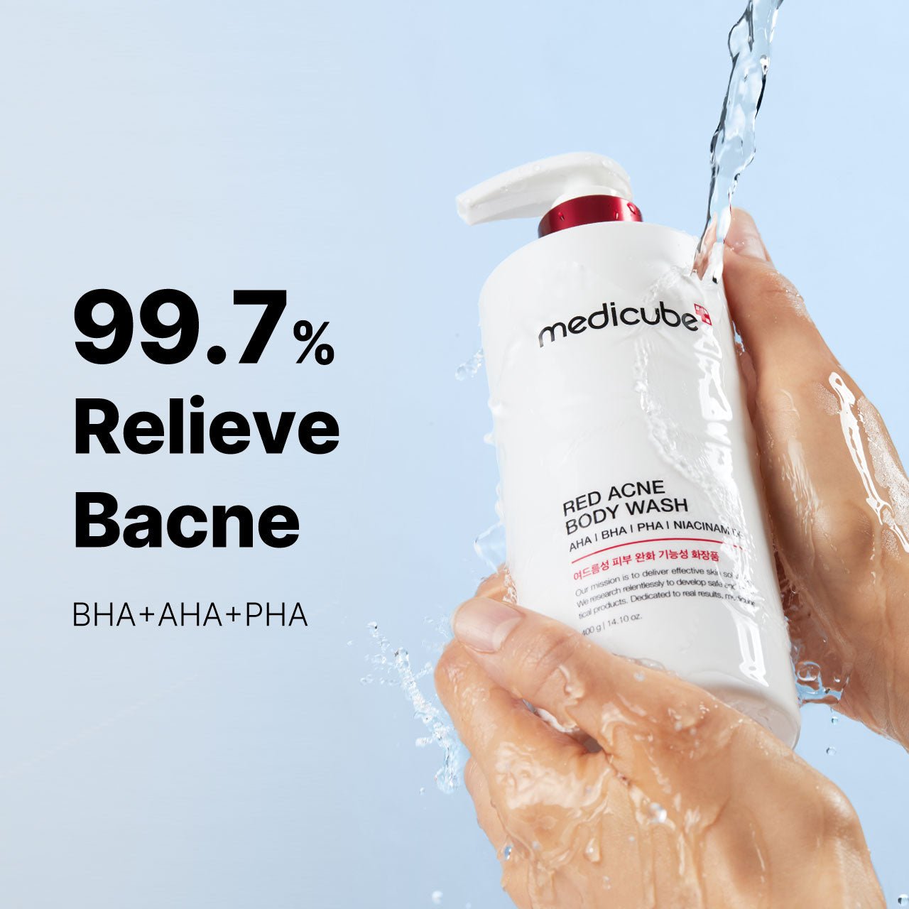 medicube - Red Acne Body Wash - 400ml